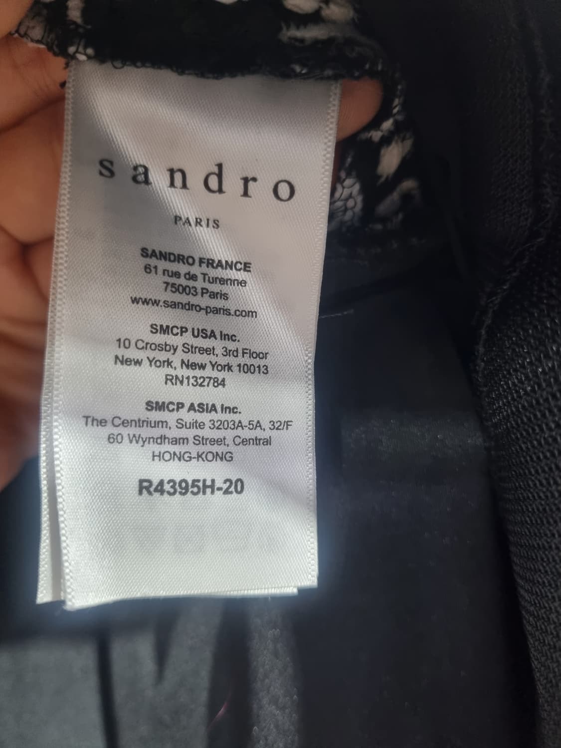 정품) 산드로 레이스 원피스  상품이미지7