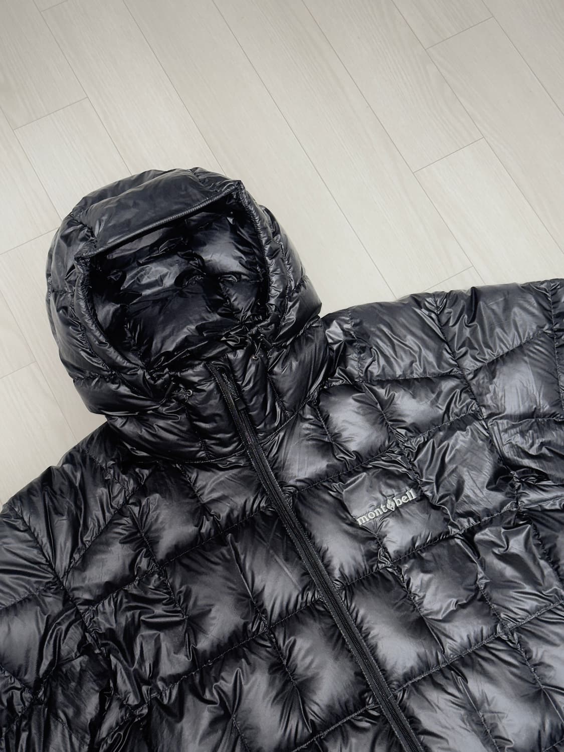 몽벨 플라즈마 1000 알파인 다운 파카 블랙 XL 상품이미지1