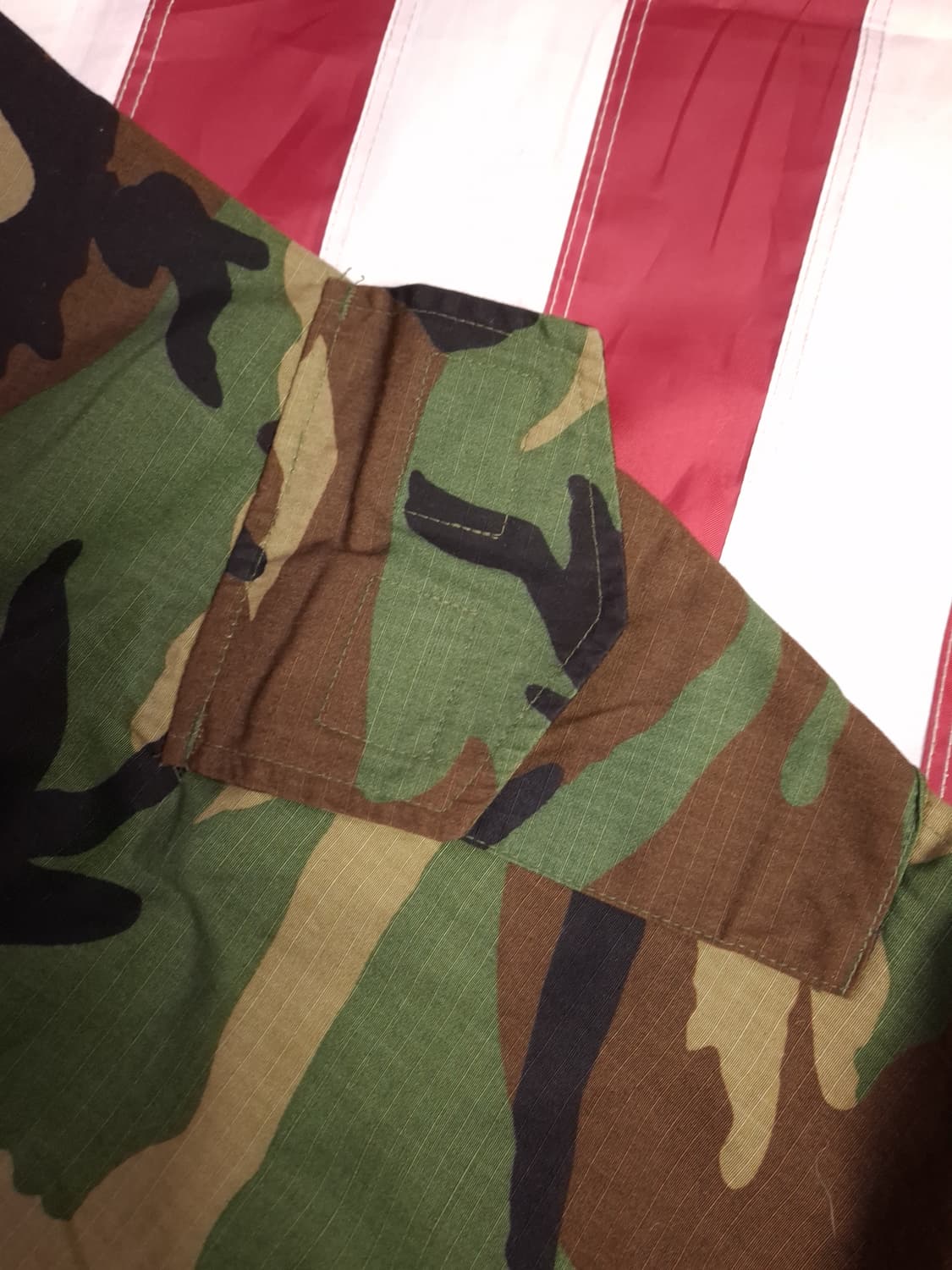 새제품 오리지날 미군 우드랜드 캐미칼 화생방복 자켓 상품이미지3