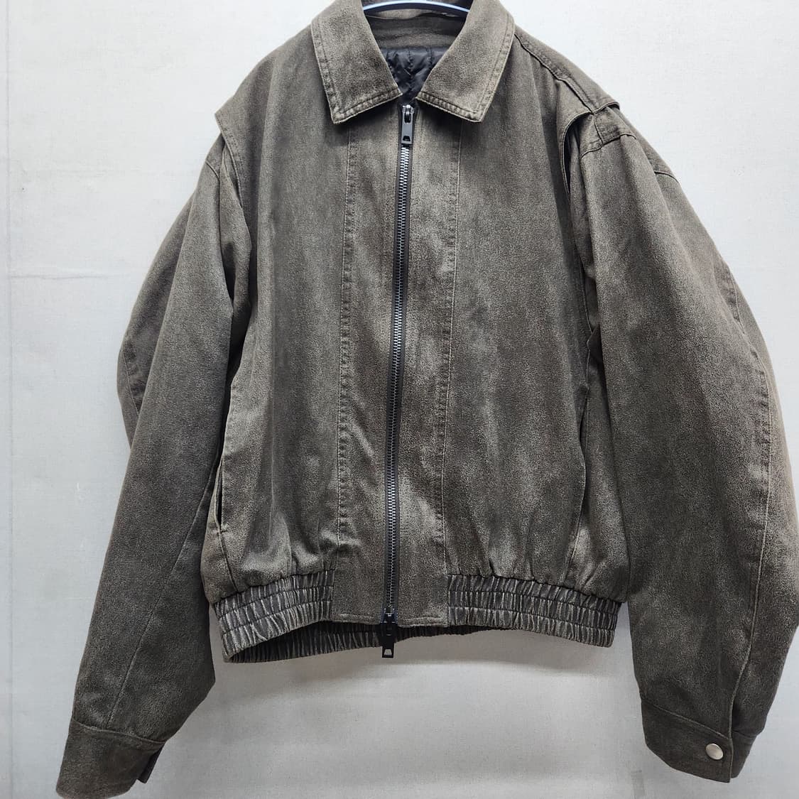 라퍼지스토어 버핑레더 오버핏 MA-1 투웨이자켓(안감) S(XL) 상품이미지1