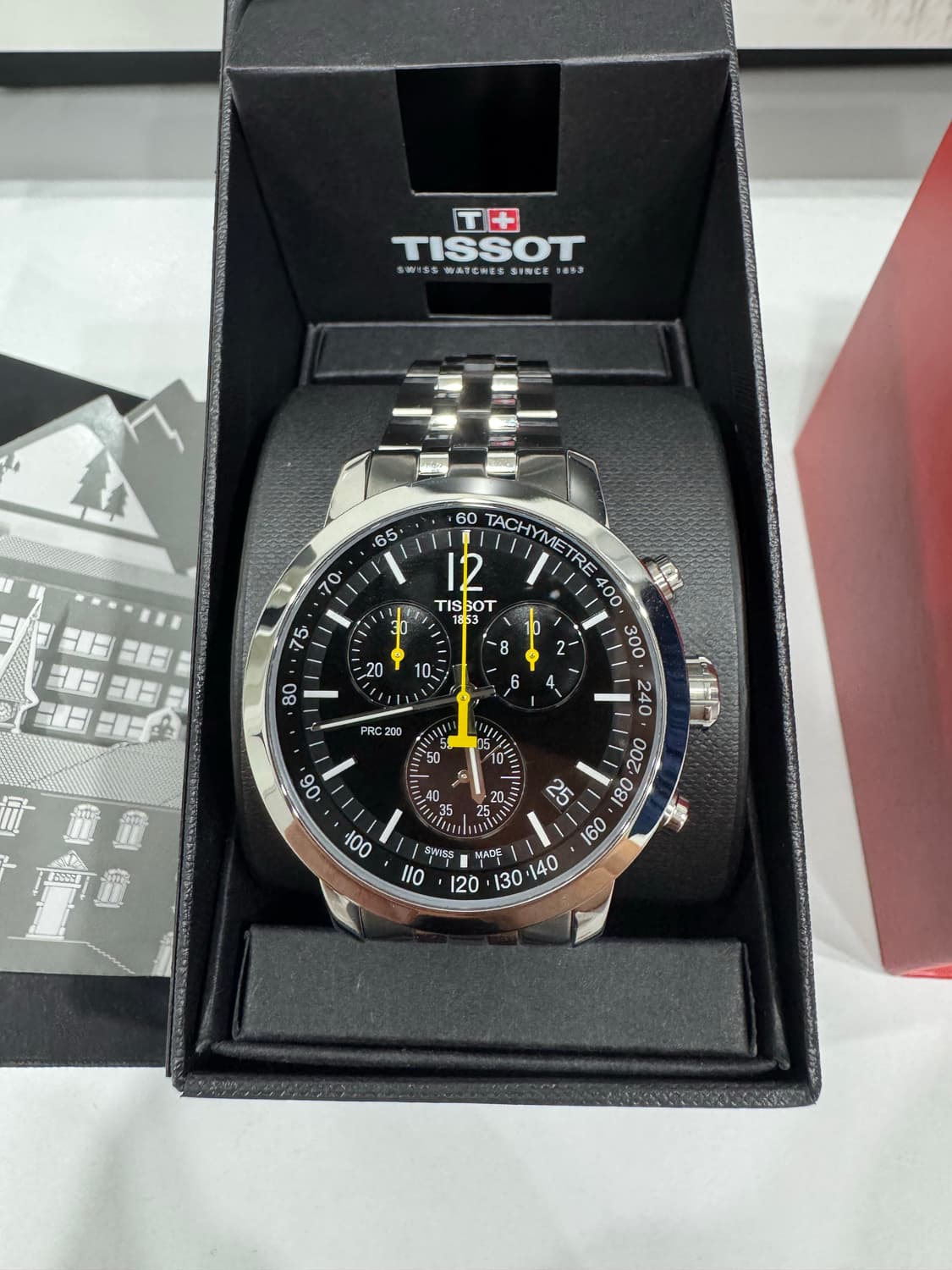 티쏘 PRC200 (신형) 블랙 메탈 풀박스 상품이미지1