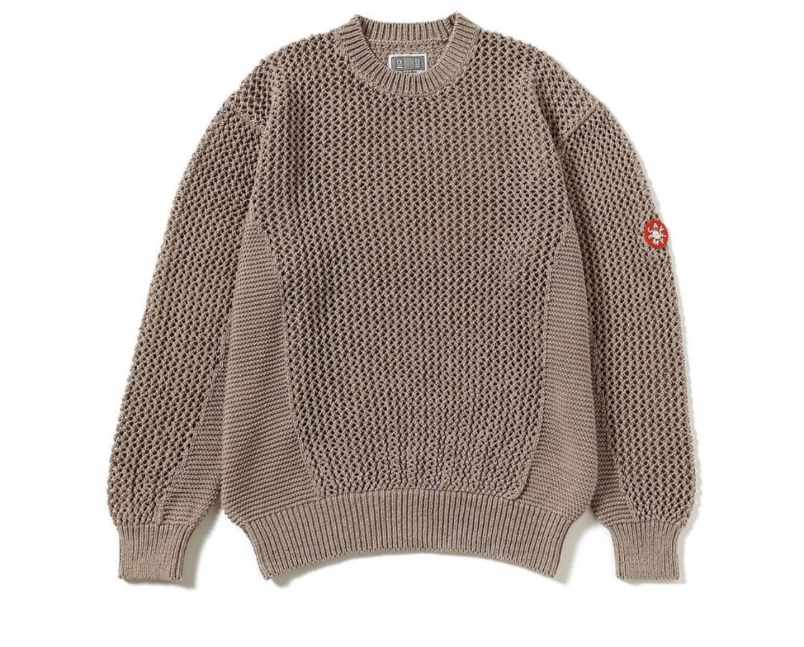 카브엠트 니트 CE SIDE RIB LOOSE NET KNIT 상품이미지1