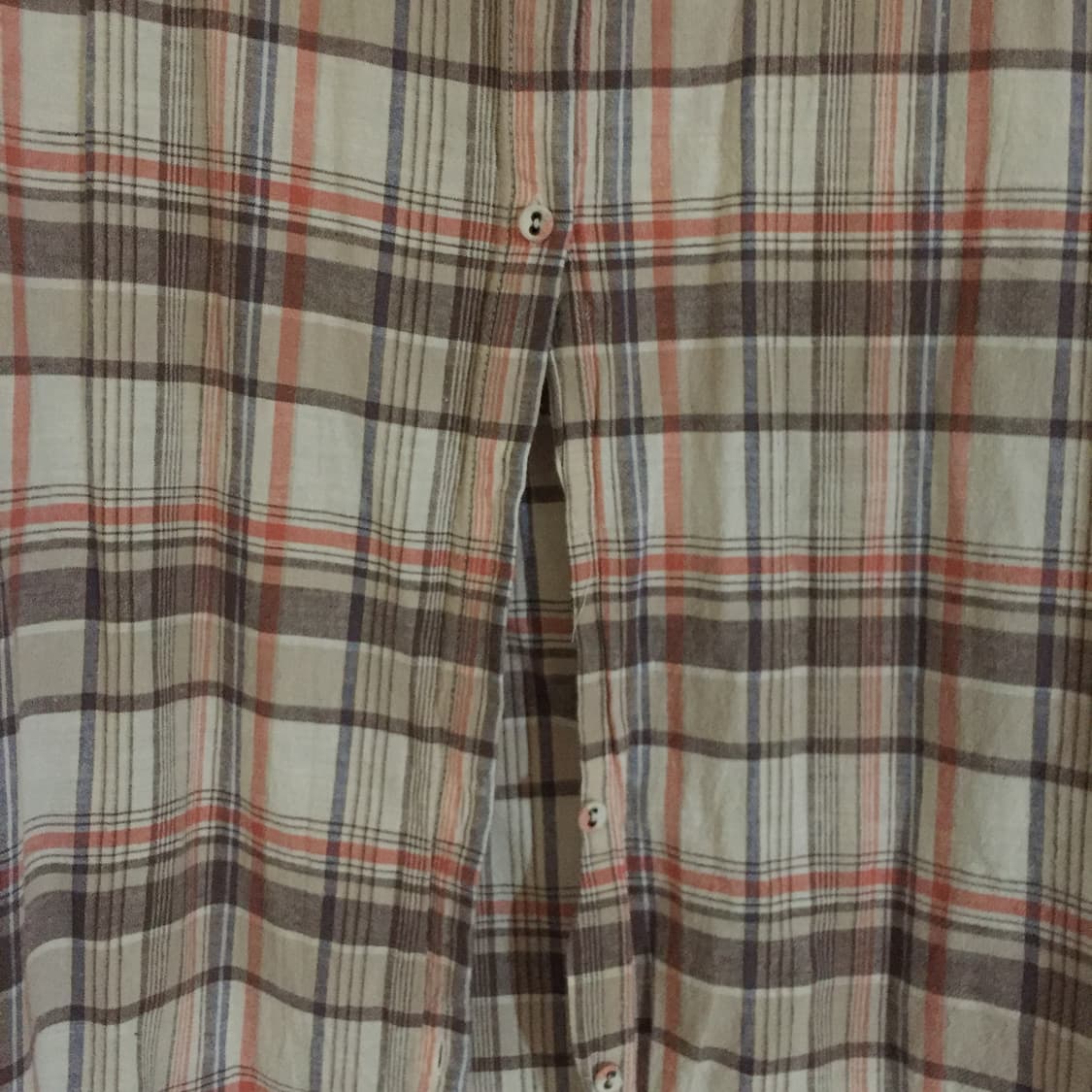 사만사모스 지구샵 체크 반팔 원피스 상품이미지3