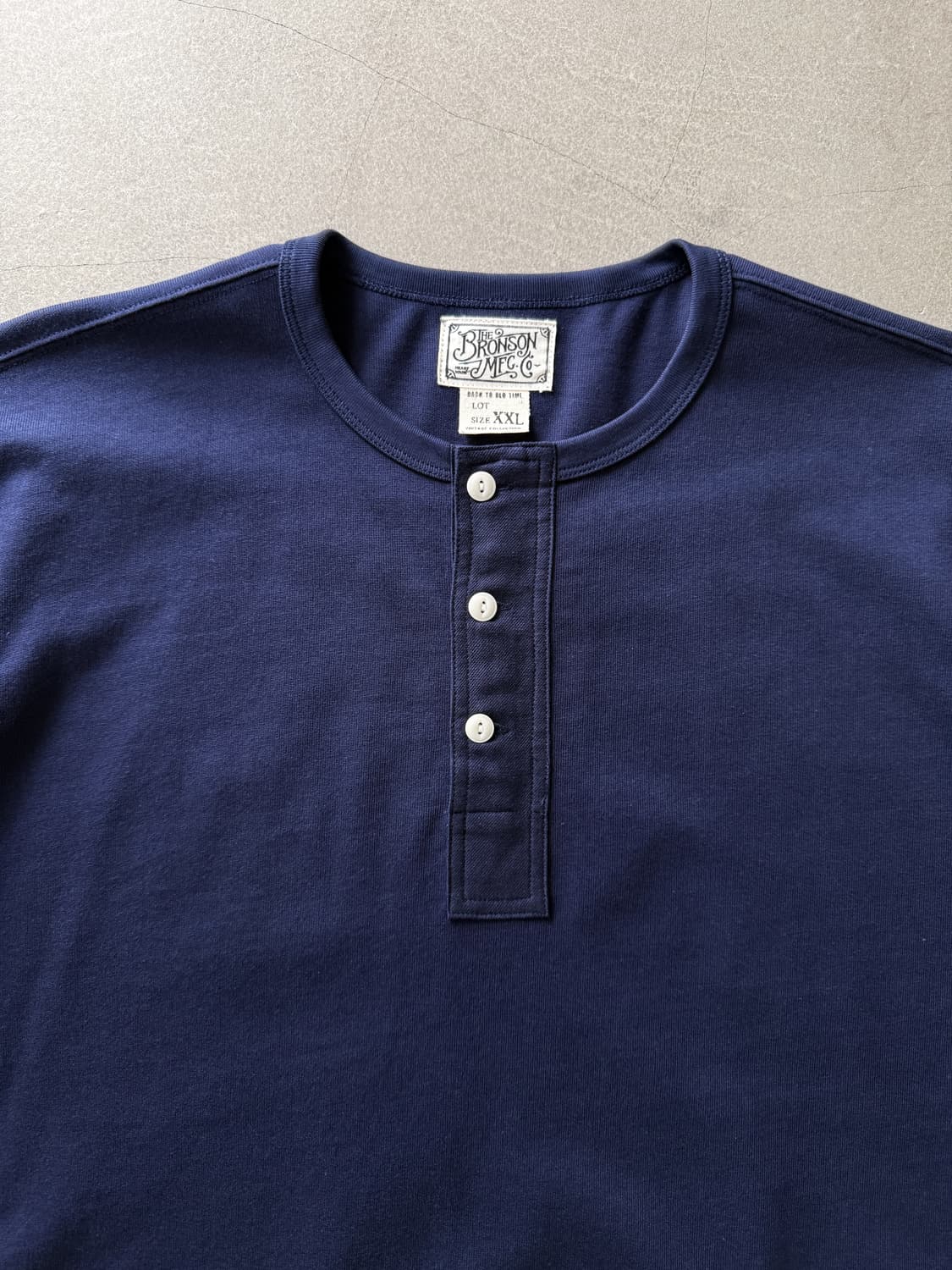 Bronson MFG. Henley Neck T-Shirt 상품이미지3