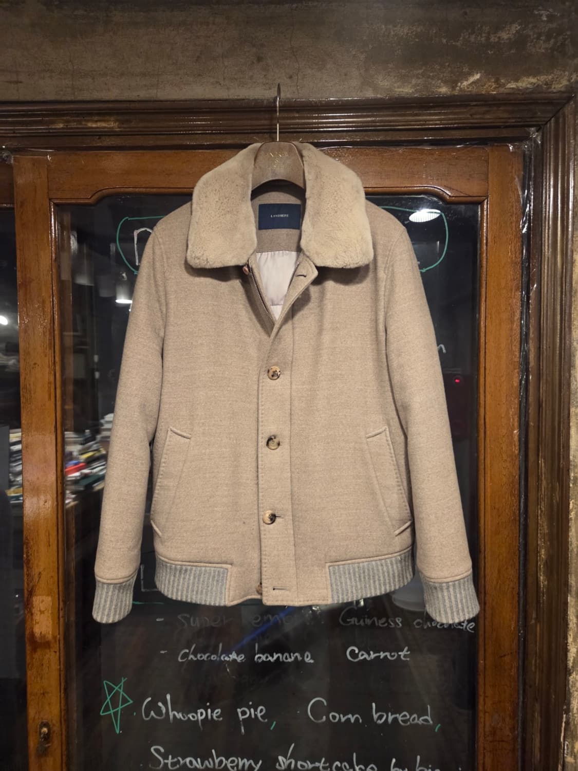 란스미어 캐시미어 블루종 상품이미지1