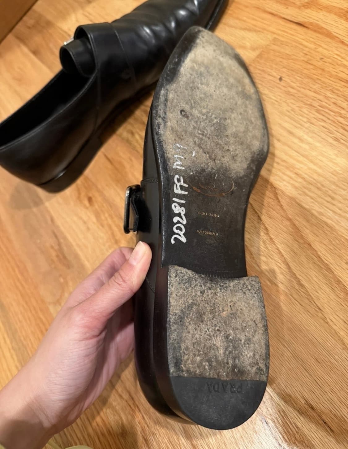 prada 프라다 버클 더비 270-80 상품이미지4
