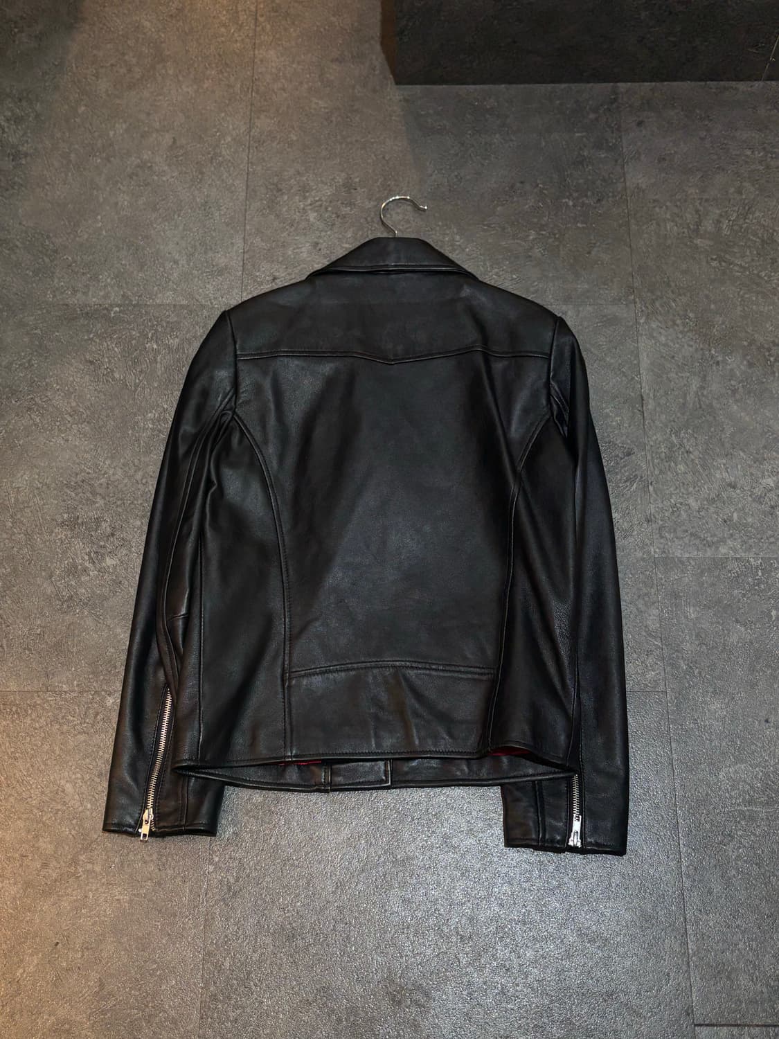 chris brown 천연양가죽 라이더자켓 Free 상품이미지3