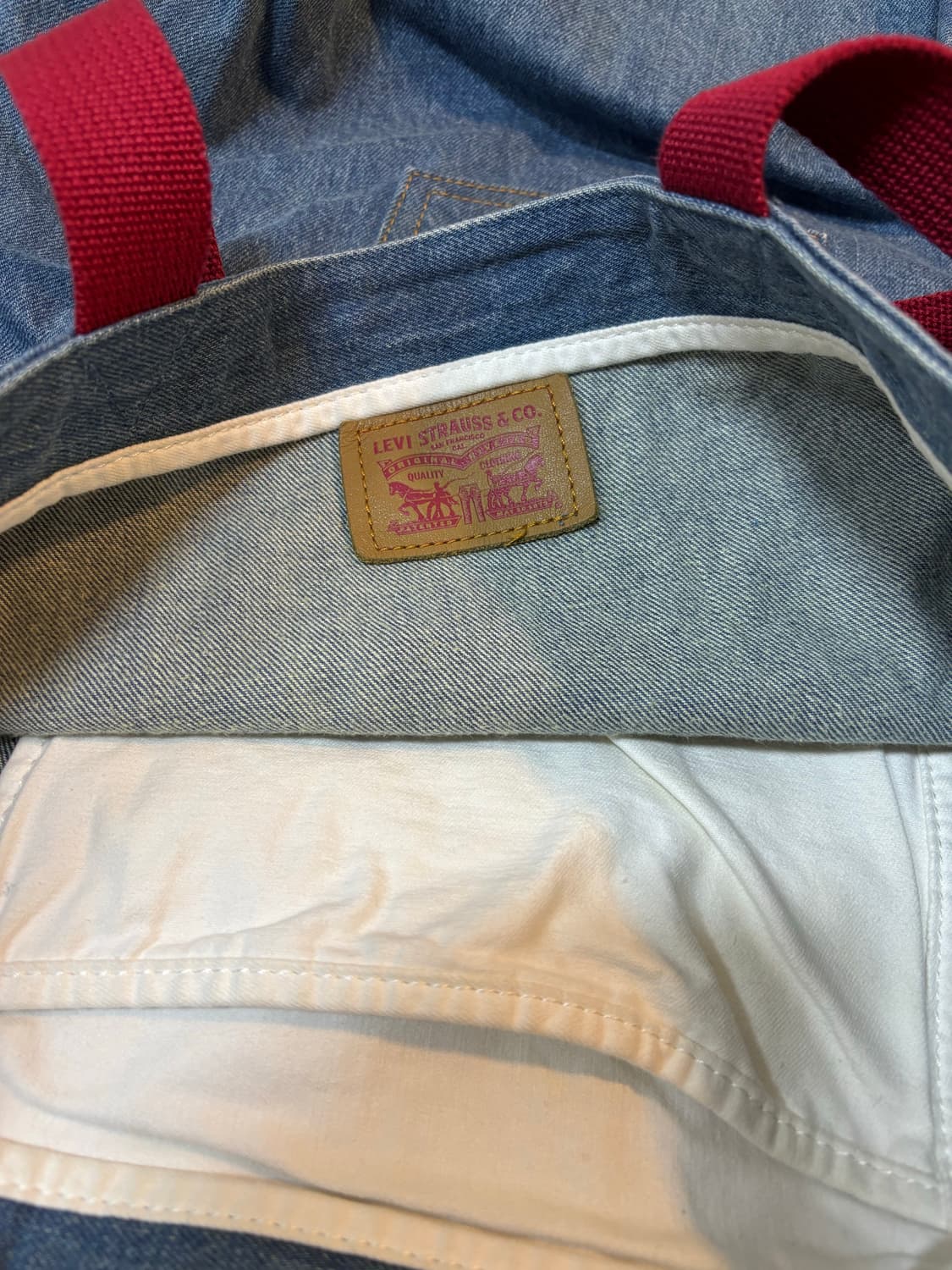 리바이스 X 디즈니 콜라보 데님 에코백 상품이미지4