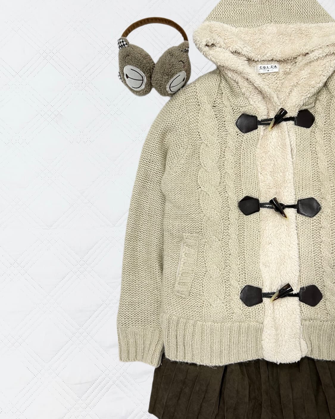 ꒰ঌ 콜쟈 폭닥 떡볶이 가디건 ໒꒱ 상품이미지3