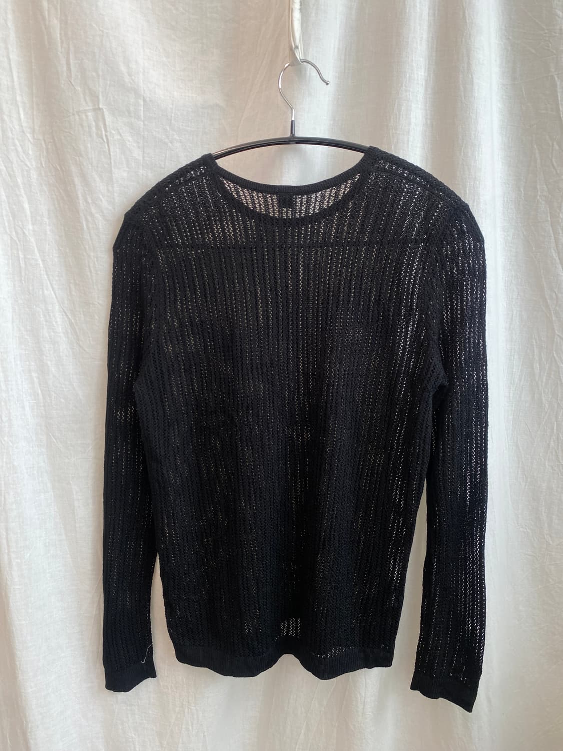 UNIQLO 블랙 니트탑(M) 상품이미지3