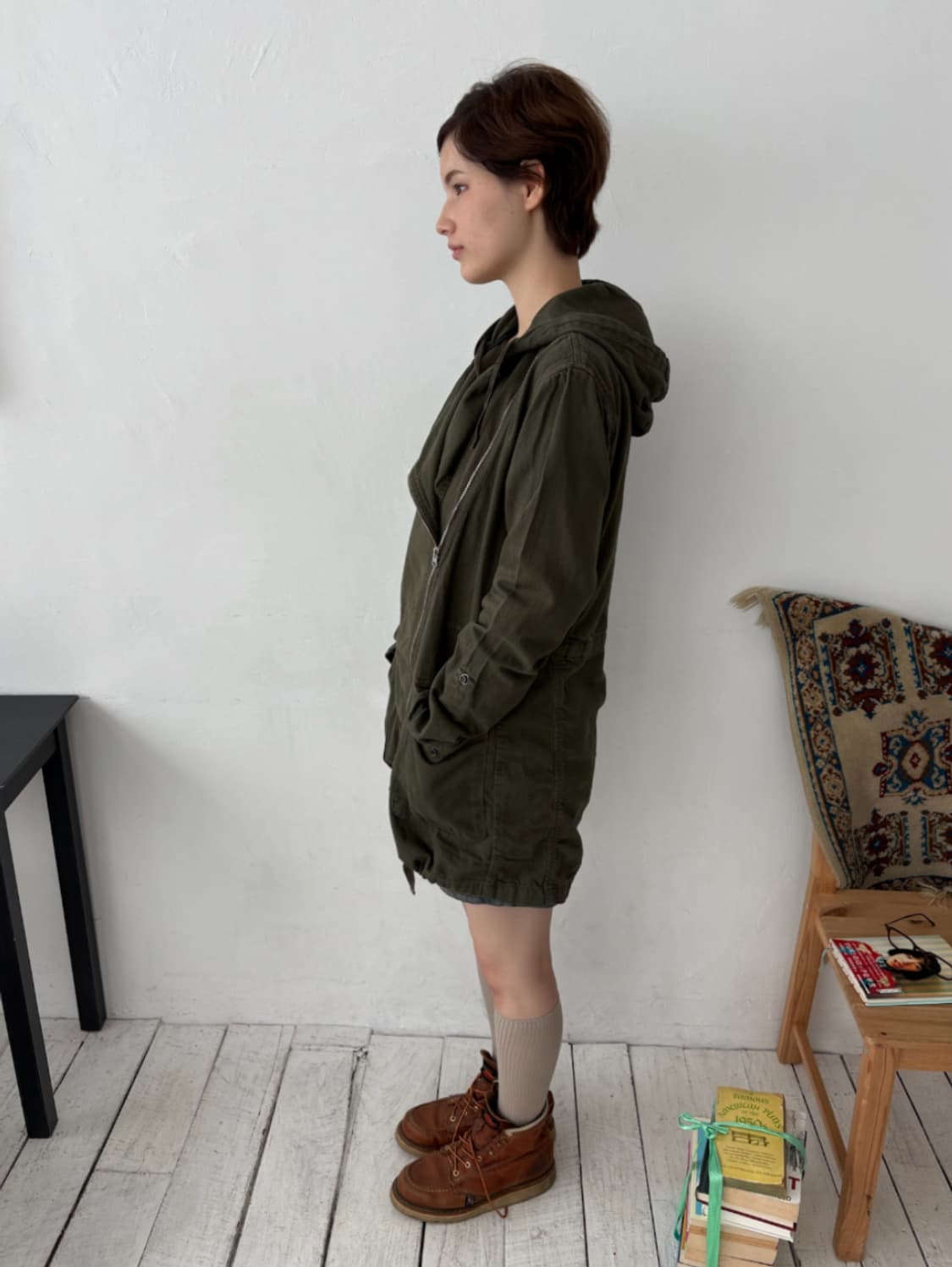 Khaki safari jacket 상품이미지2