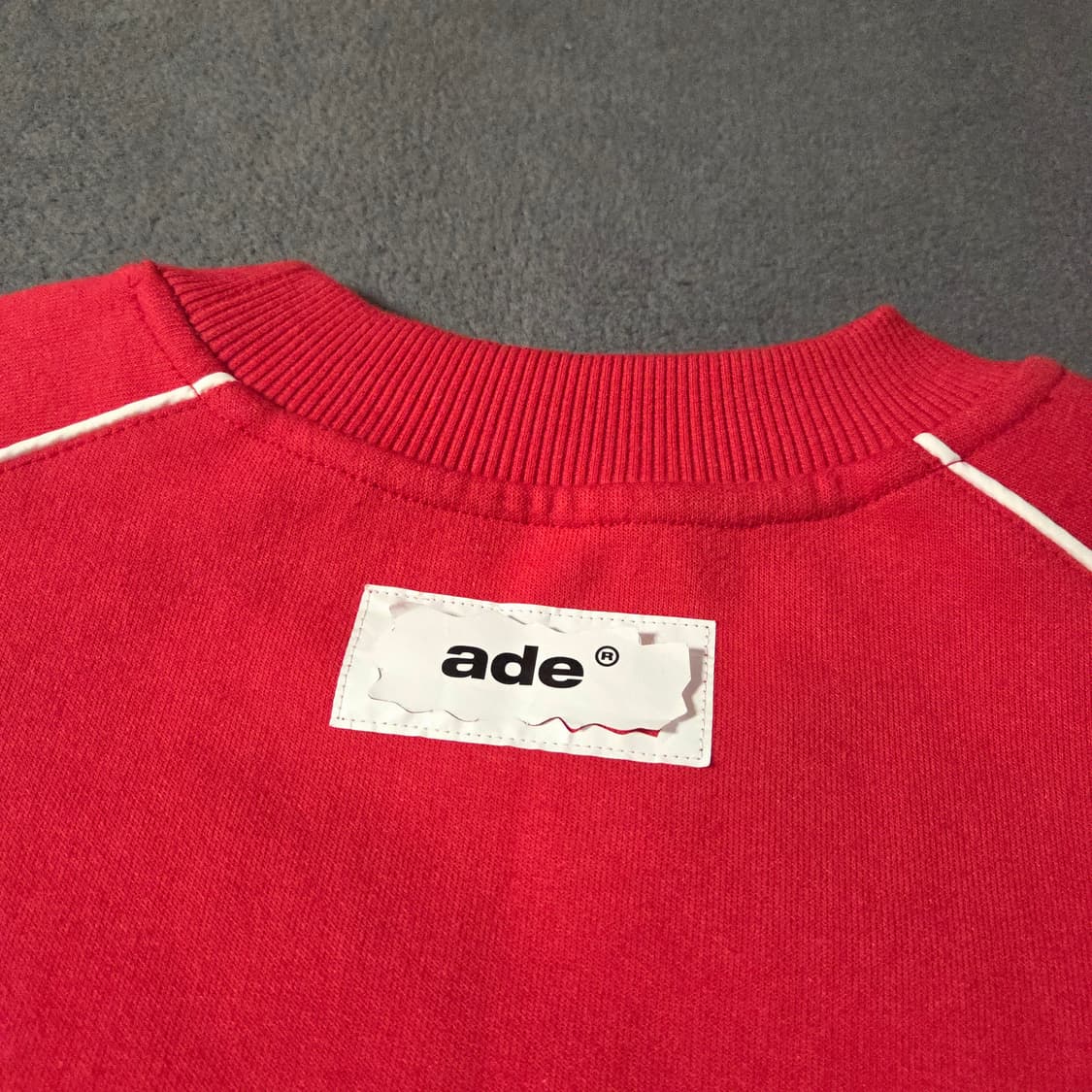 19SS 아더에러 썬더 맨투맨 3 레드 상품이미지7