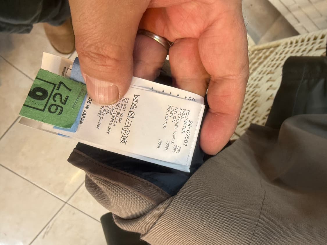 1/55 /24ss 정품 사카이 나일론 패널 롱슬리브 탑 팝니다 상품이미지5