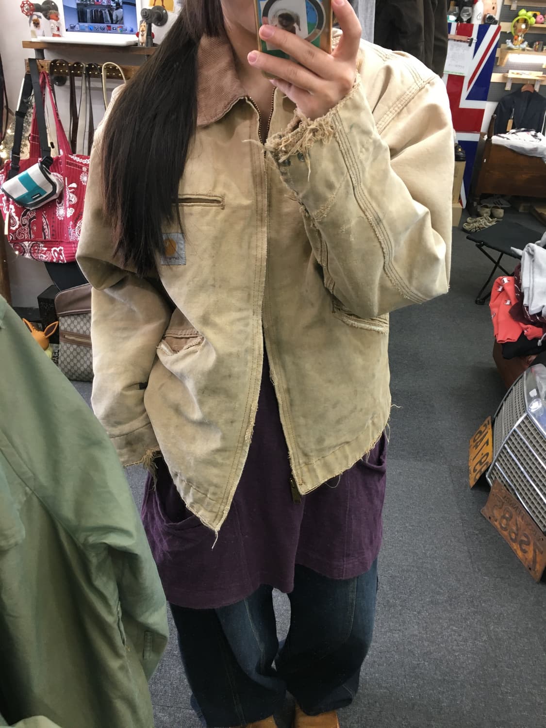 빈티지 칼하트 디트로이트 자켓 상품이미지1