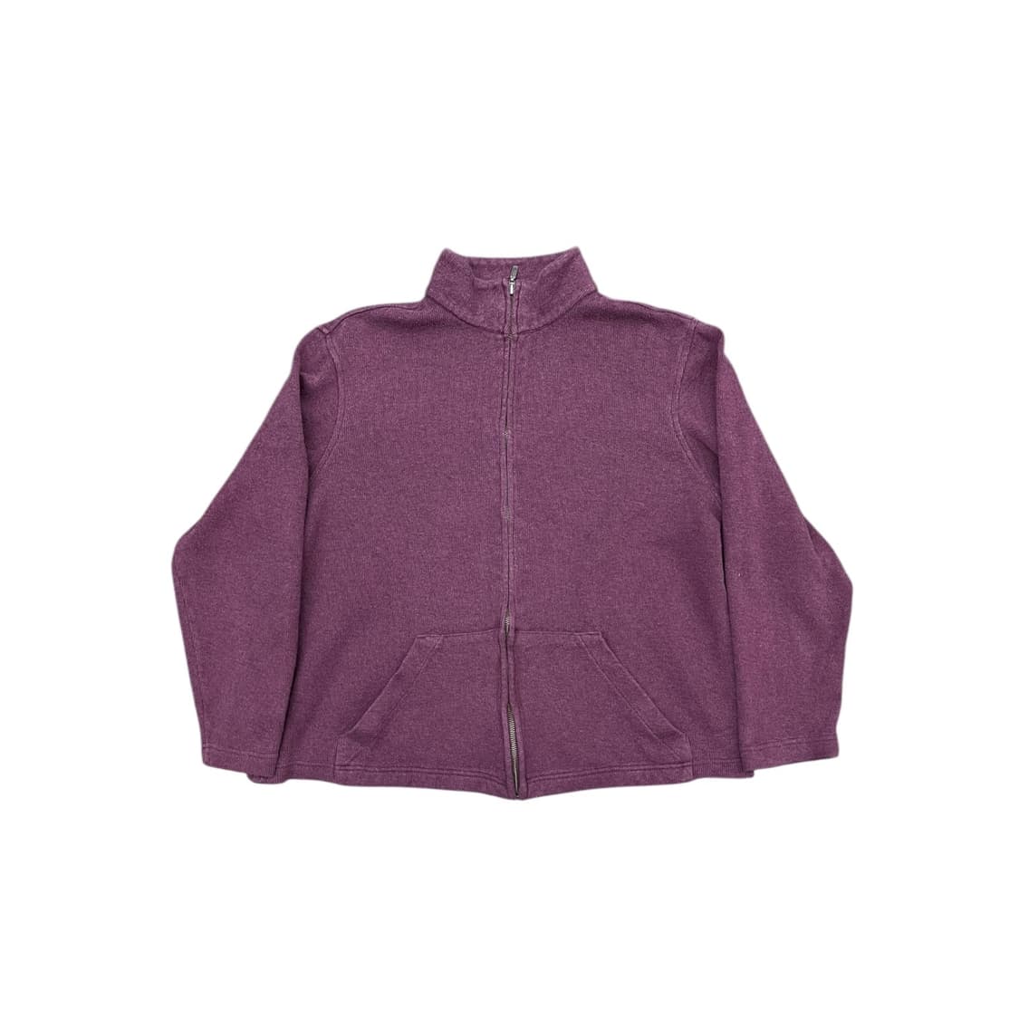 엘엘빈 라벤더 니트집업 상품이미지1