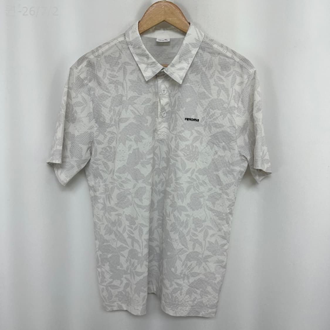 레노마 남자 얇은스판 나일론 반팔티 105 /퀸 상품이미지1