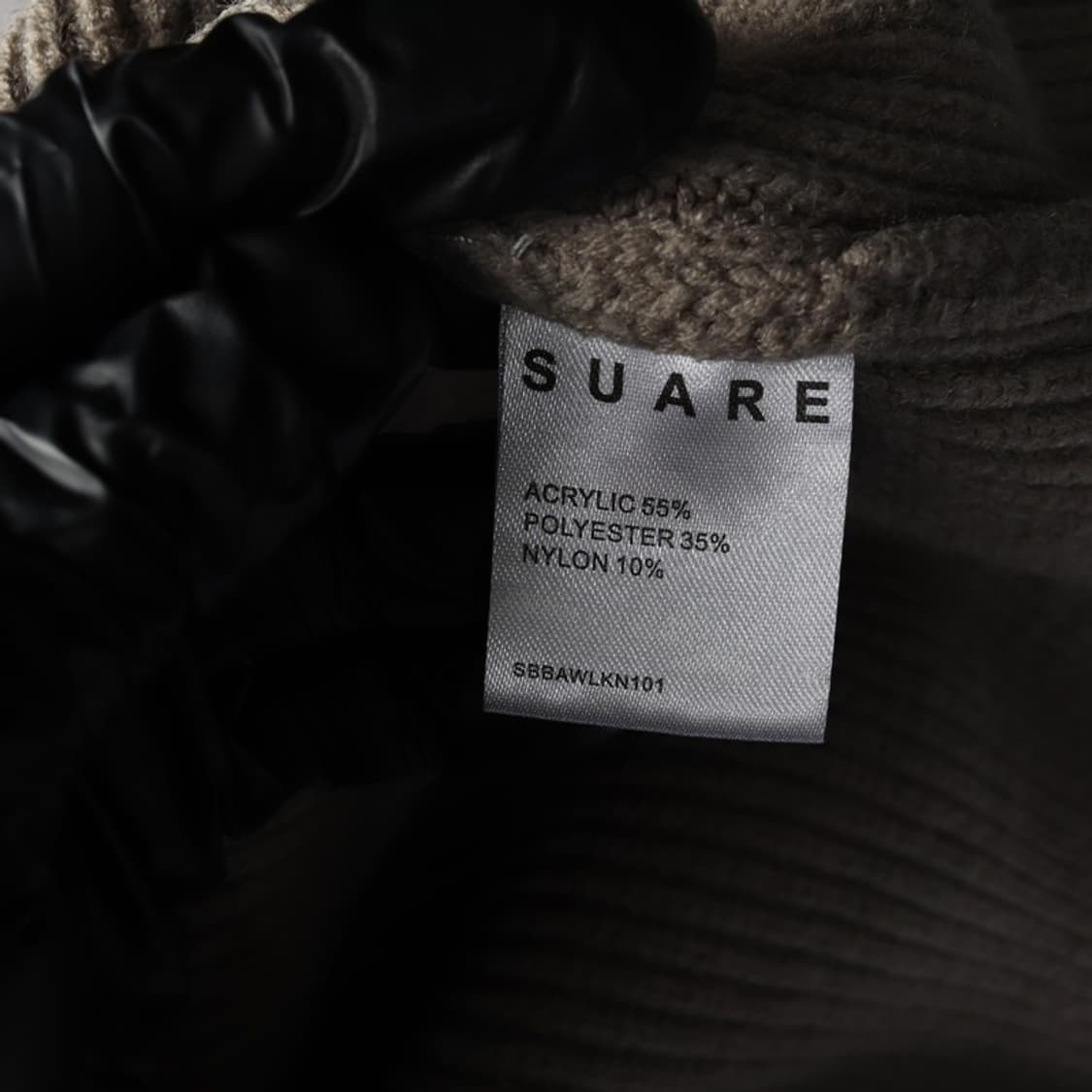 SUARE 카라 집업 니트 L 상품이미지6