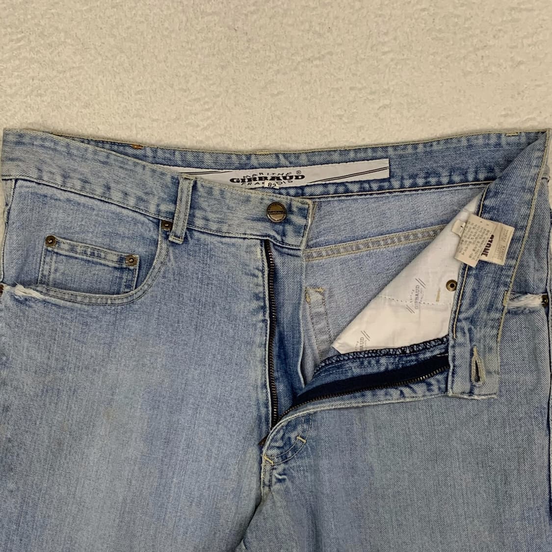 [34] 90's 마리떼 프랑소와 저버 스톤워시 와이드핏 데님팬츠 상품이미지5