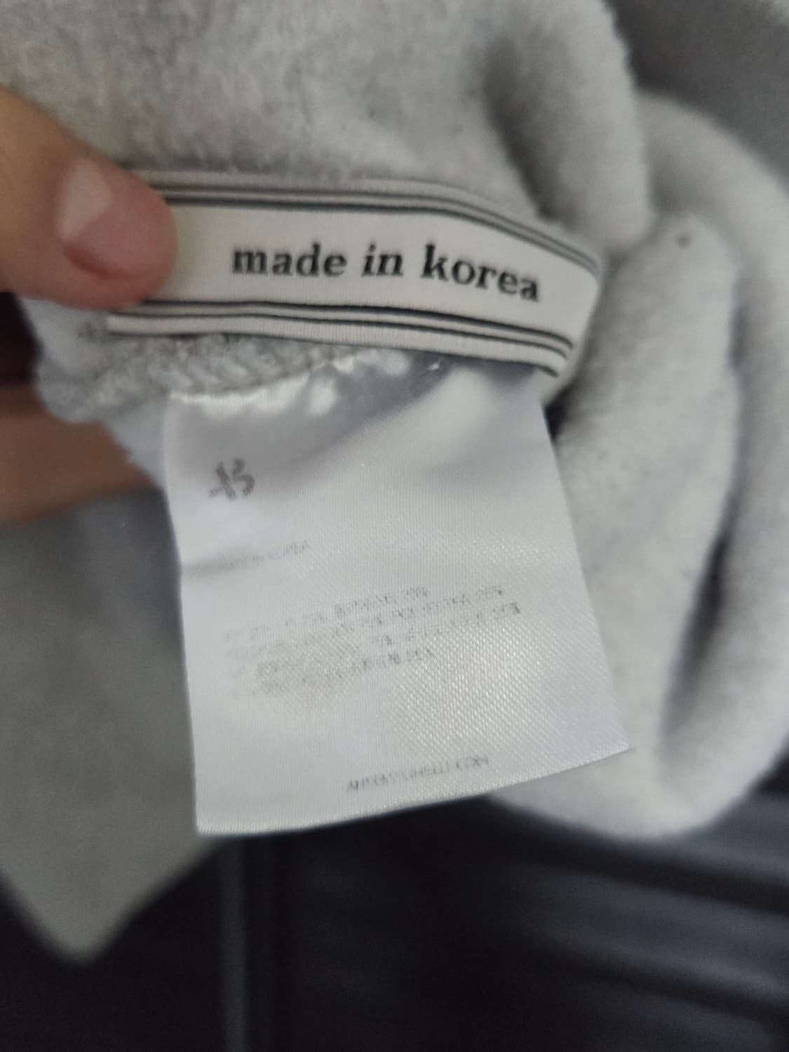 [앤더슨벨] 19A/W 컨템포러리 자수 로고 후드티 | 00055 상품이미지4