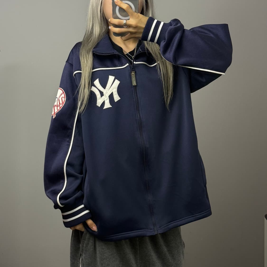 Majestic 00s NY YANKEES 트랙 자켓 상품이미지4