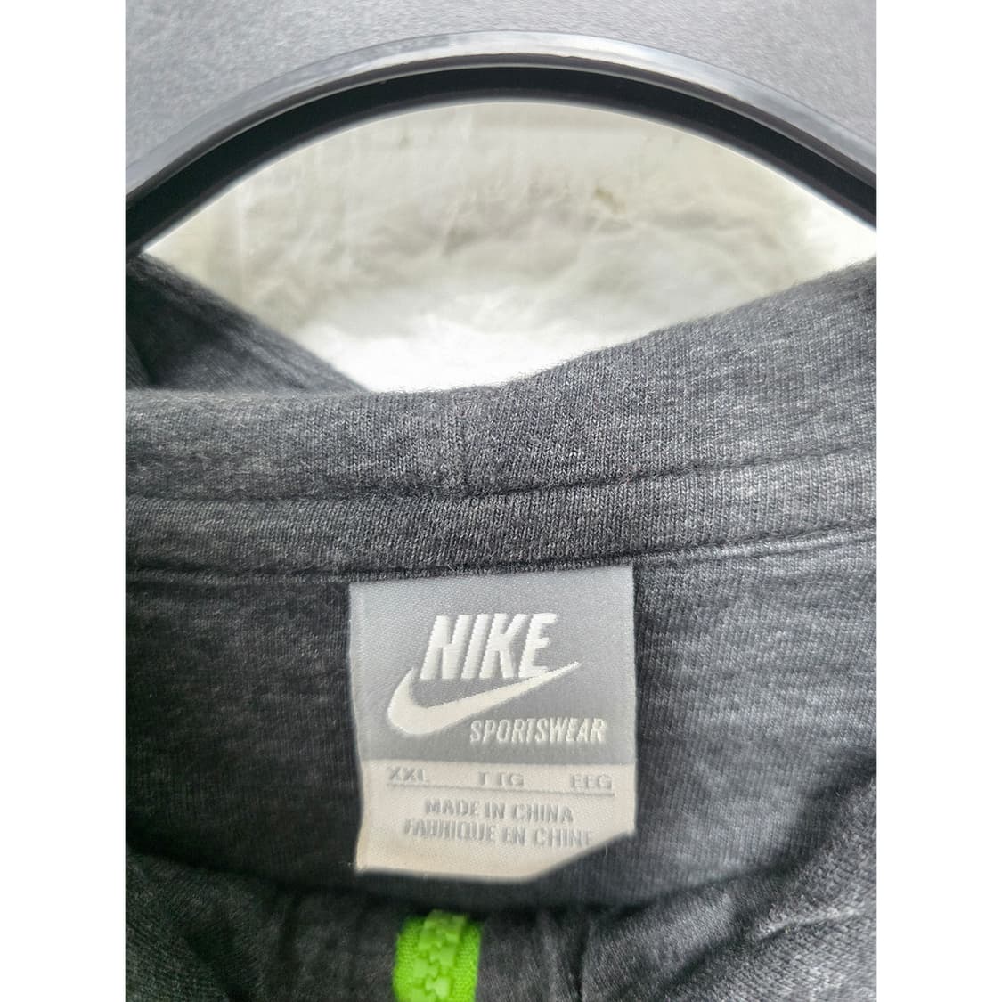 택포) 나이키 그레이 후드집업 XXL efg 상품이미지2