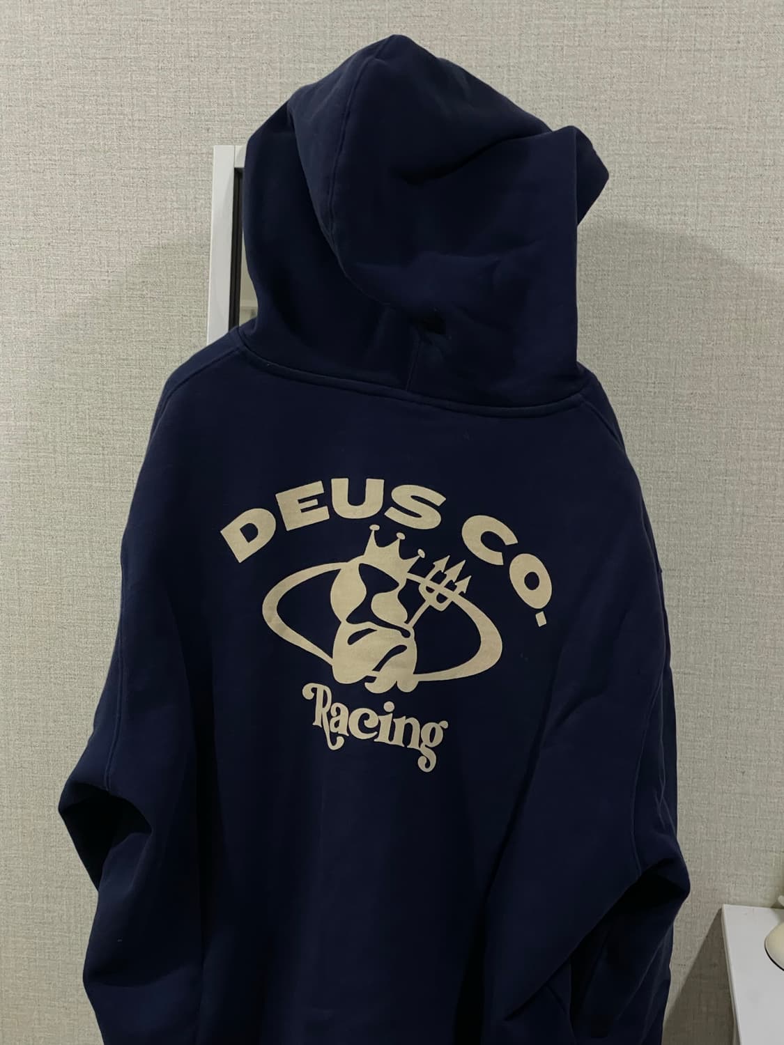 데우스 네이비 후드집업 상품이미지2