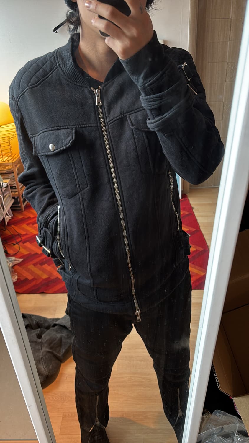 14ss Quilting Biker Jacket 상품이미지6