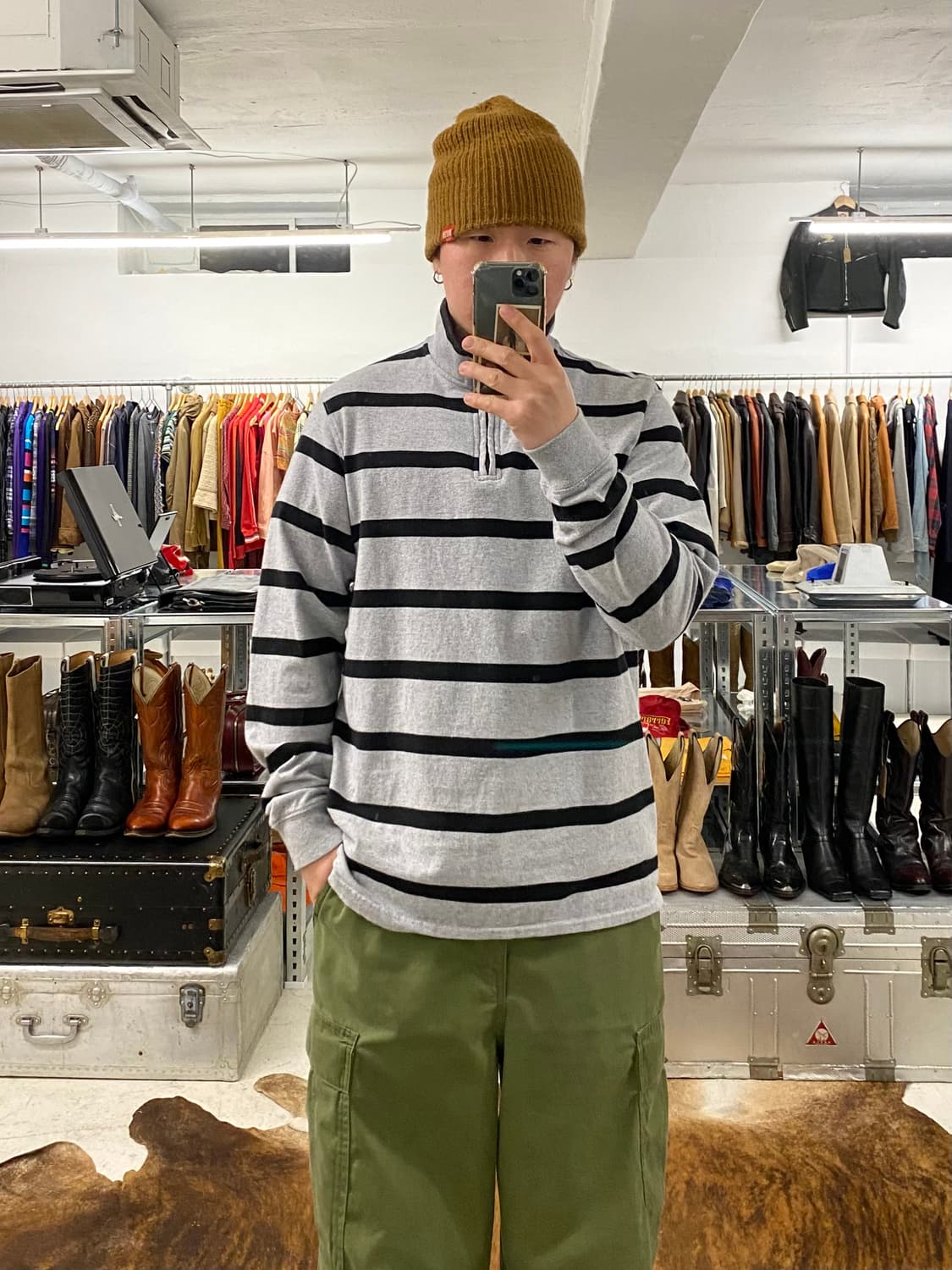 CHAPS by ralph lauren half zip-up 쿼터 집업 상품이미지1