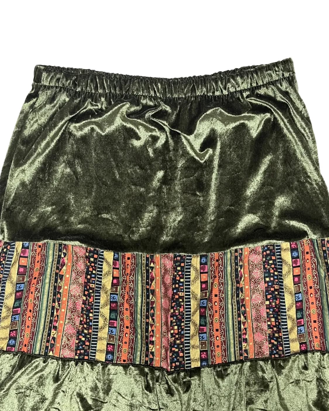 Velvet ethnic banding skirt 상품이미지2