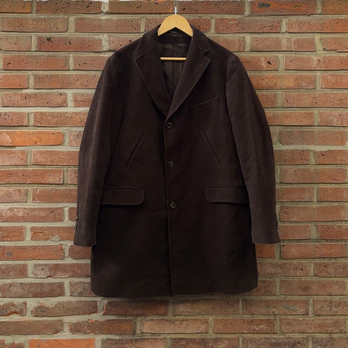 마시모두띠 Massimo Dutti 엑스트라 파인 코튼 싱글 코트 상품이미지1