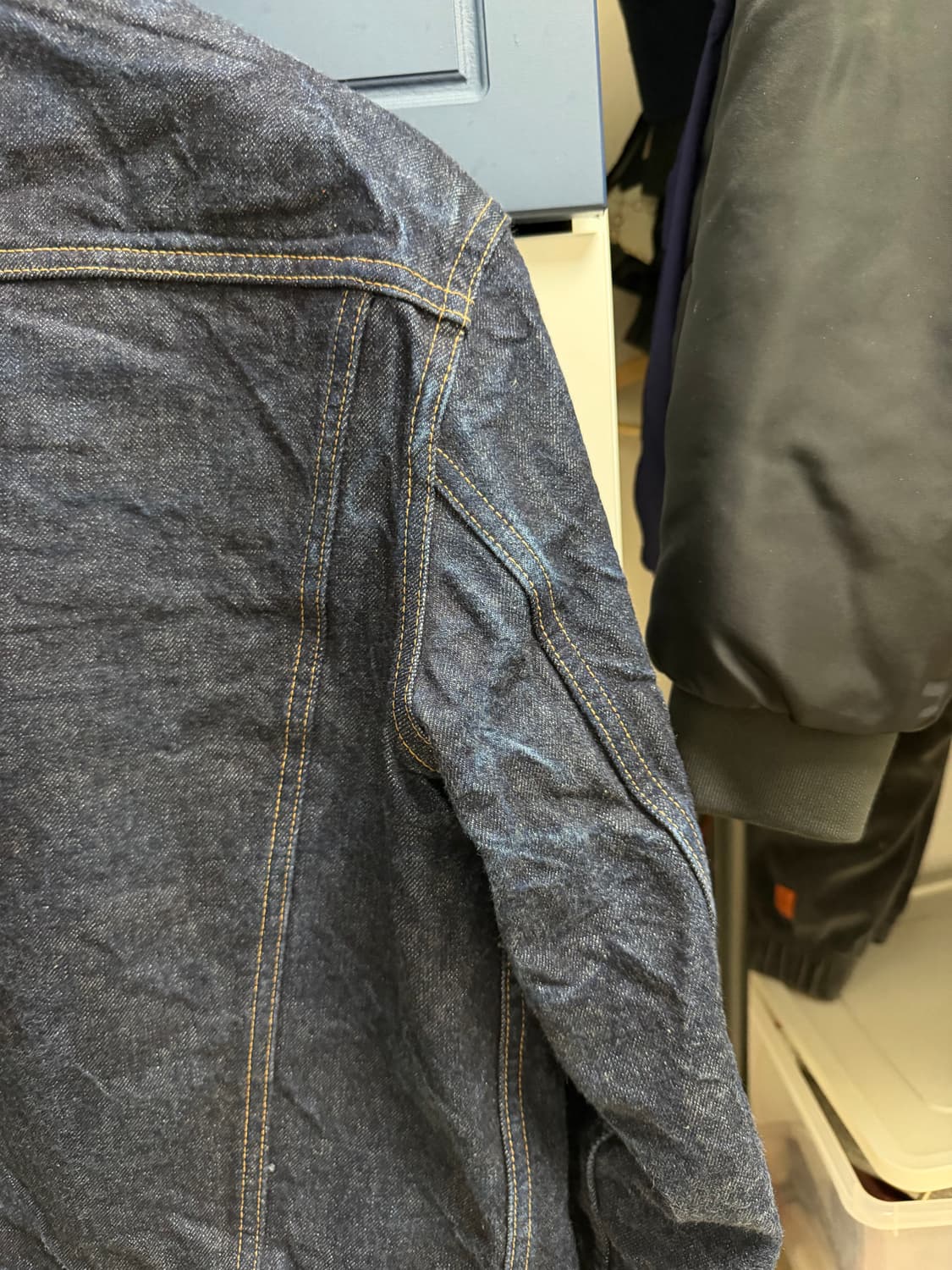 Denime by warehouse 3rd 셀비지 데님자켓 상품이미지4