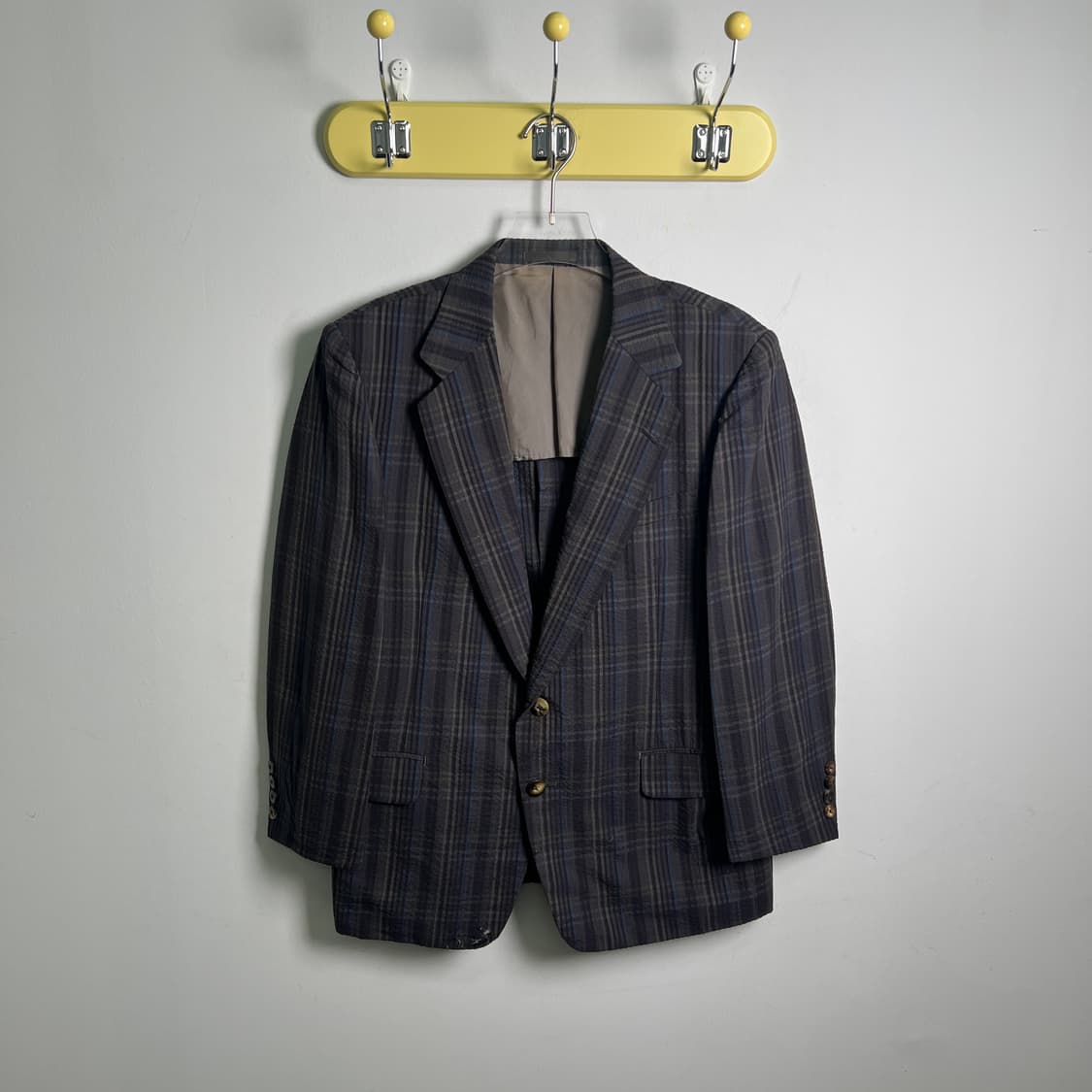 버버리 빈티지 체크 싱글 블레이저  상품이미지1