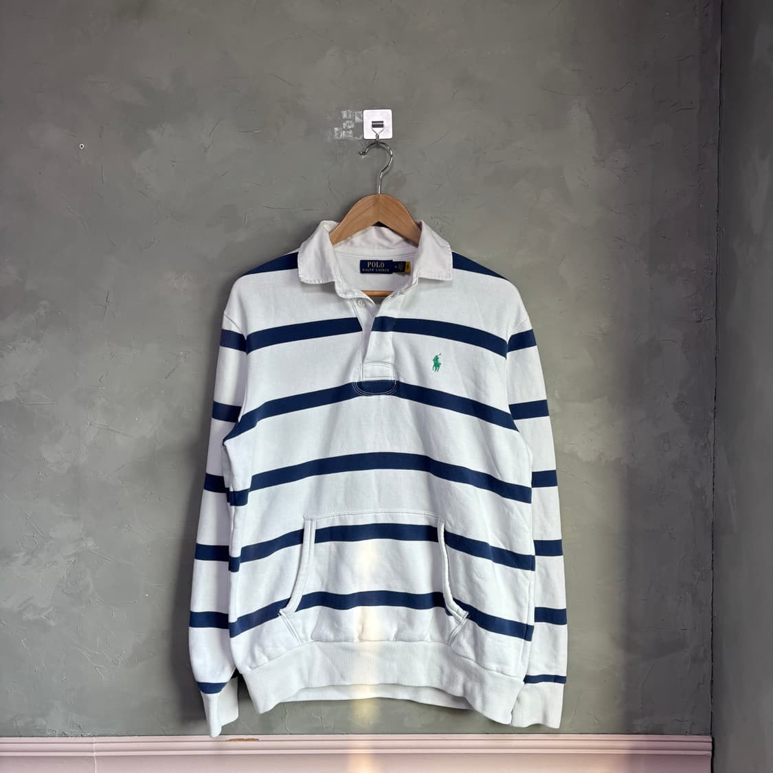 폴로 랄프로렌 스트라이프 럭비티 맨투맨 상품이미지1