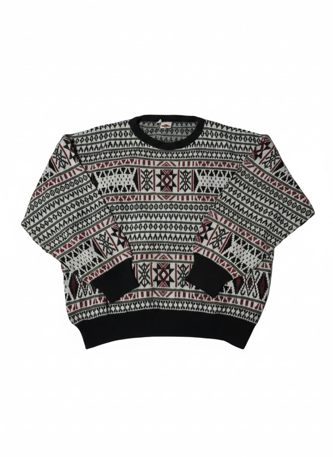 유럽 빈티지 패턴 니트 스웨터 상품이미지5