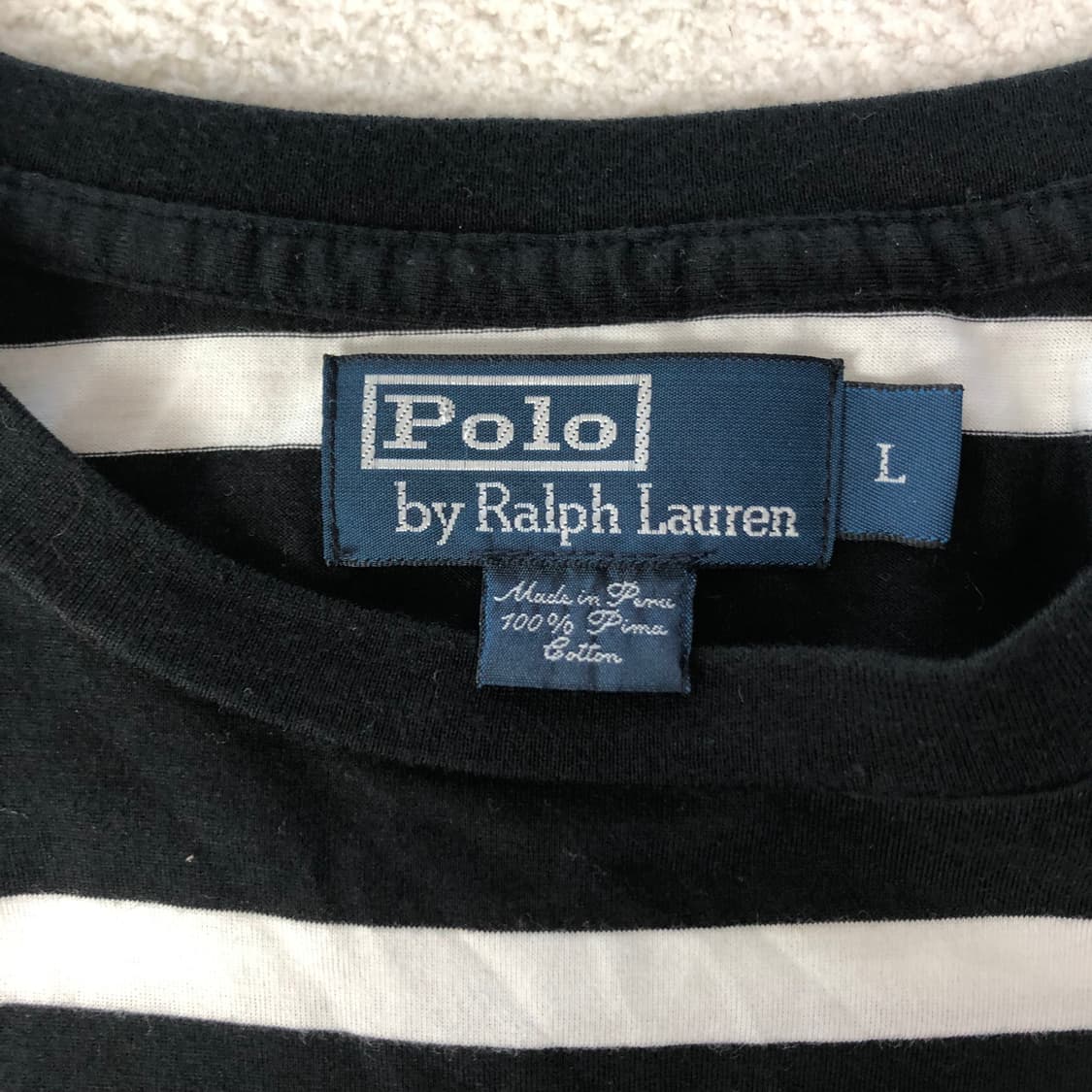 폴로랄프로렌 지퍼디테일 스트라이프 롱슬리브 상품이미지5