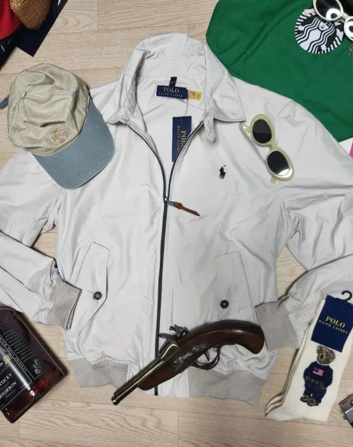 (새상품)POLO RALPH LAUREN 블루종 자켓 윈드 점퍼 상품이미지1