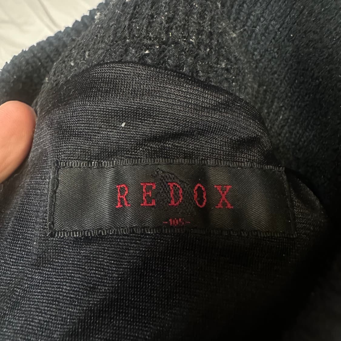 레드옥스 스노우패턴 니트반집업 105 상품이미지4