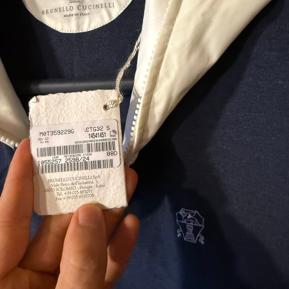 브루넬로 쿠치넬리 패딩 조끼(베스트) 새상품 판매 합니다.  상품이미지3