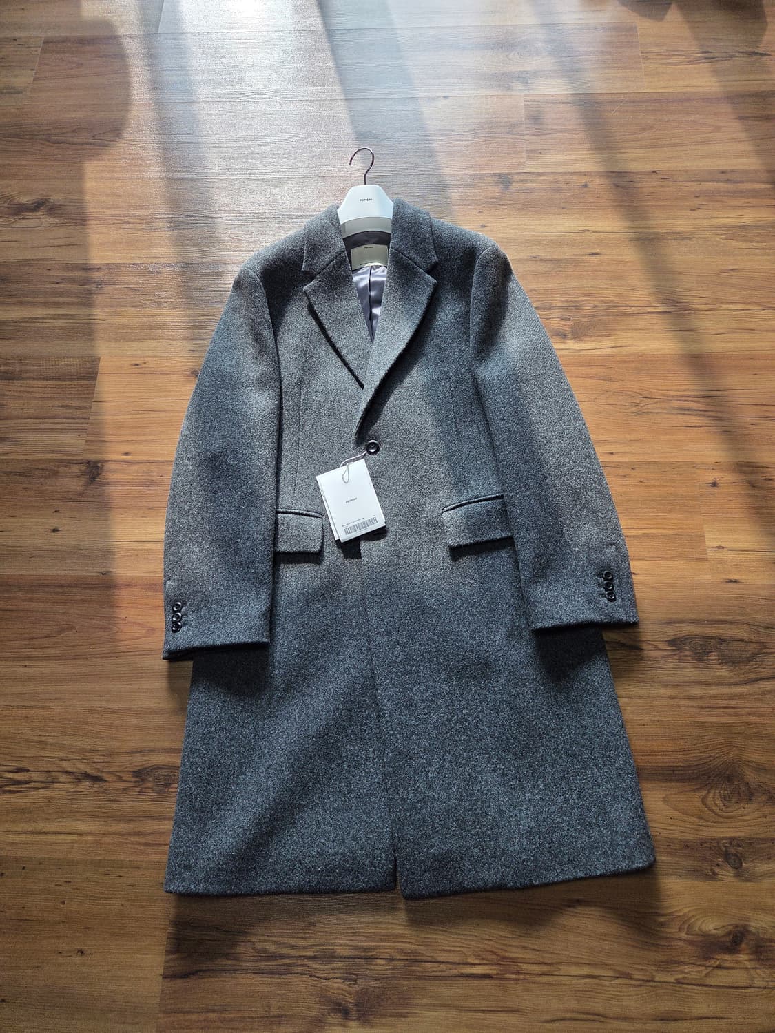 (1)포터리 셔틀랜드울 싱글코트 새상품 상품이미지3