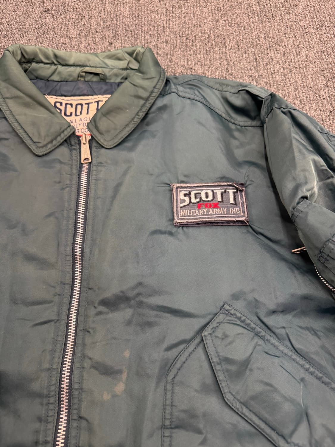 SCHOTT 빈티지 패치 MA-1 항공점퍼 상품이미지2