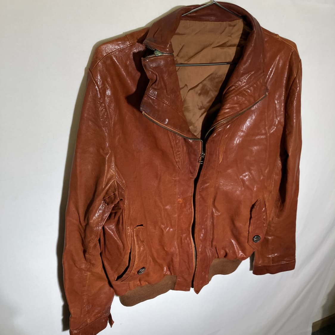 100)VTG 양가죽자켓 레더자켓 상품이미지1