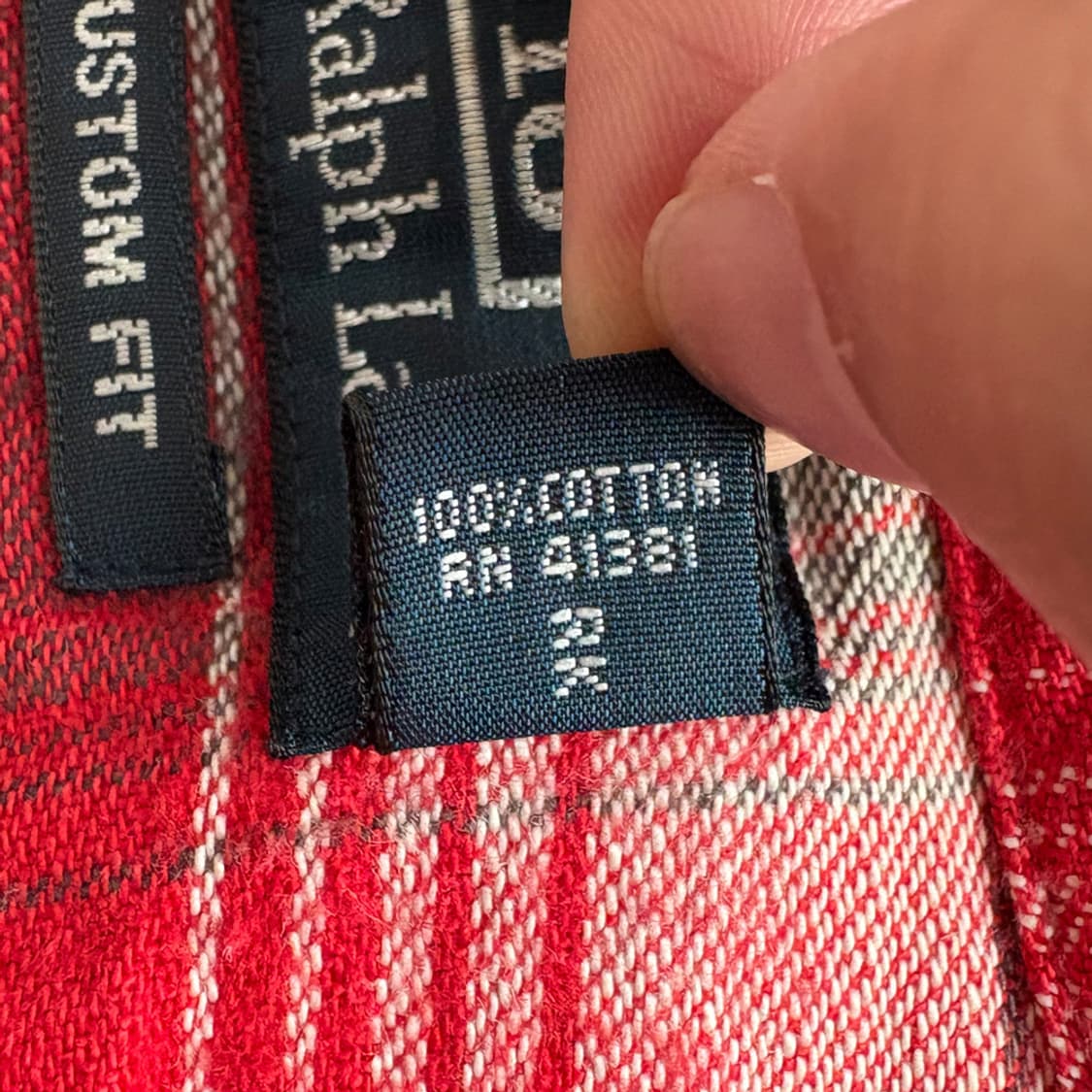 폴로랄프로렌 Polo Ralph Lauren 레드 플레이드 플란넬 셔츠 상품이미지9