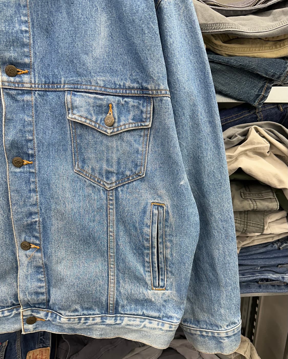 (2XL)90'S MARBORO COUNTRY 청자켓-M1899 상품이미지3