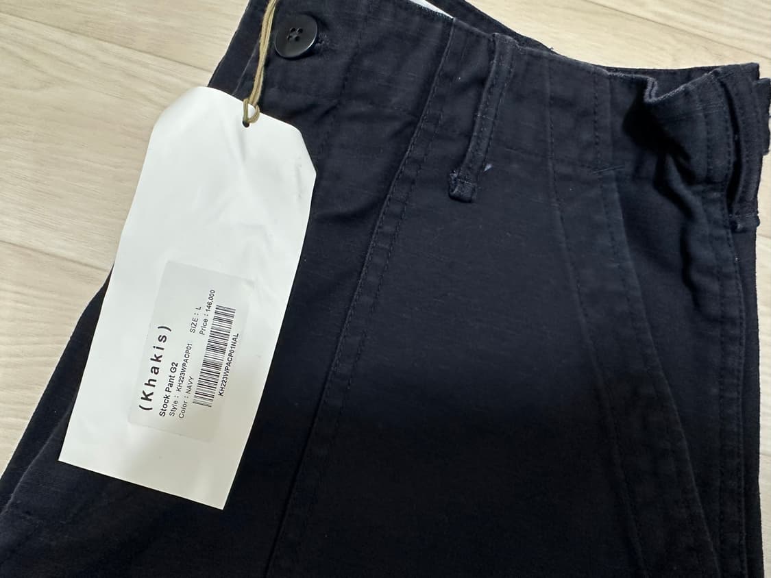 Khakis 카키스 stock pant g2 네이비 L 상품이미지3