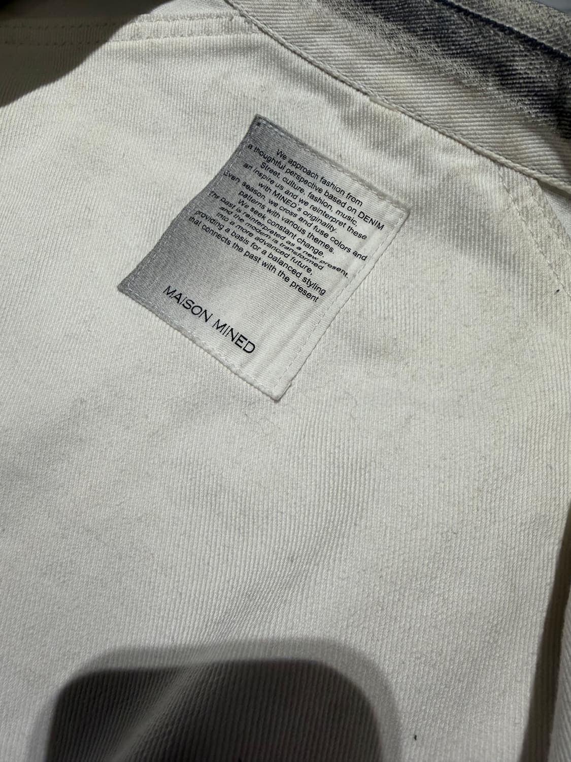 메종미네드 워싱 데님자켓 상품이미지2