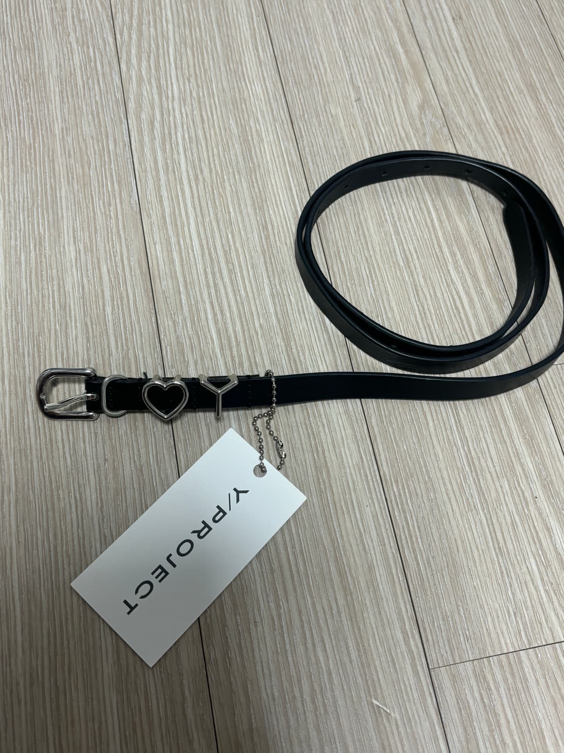 와이프로젝트 하트 레더 벨트 (뉴진스 하니 착용) 상품이미지2