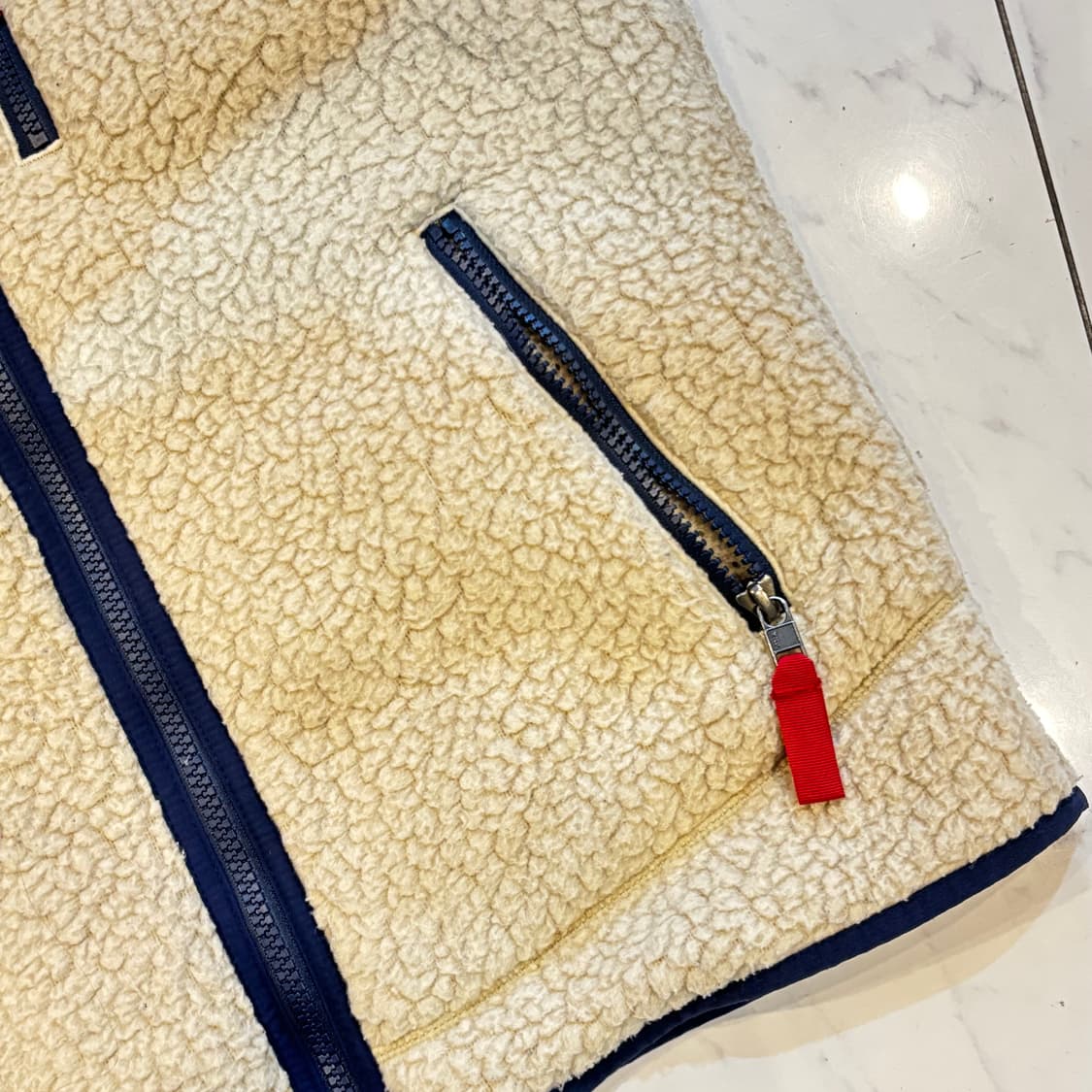 파타고니아 레트로파일 후리스 조끼 S 베이지 상품이미지5