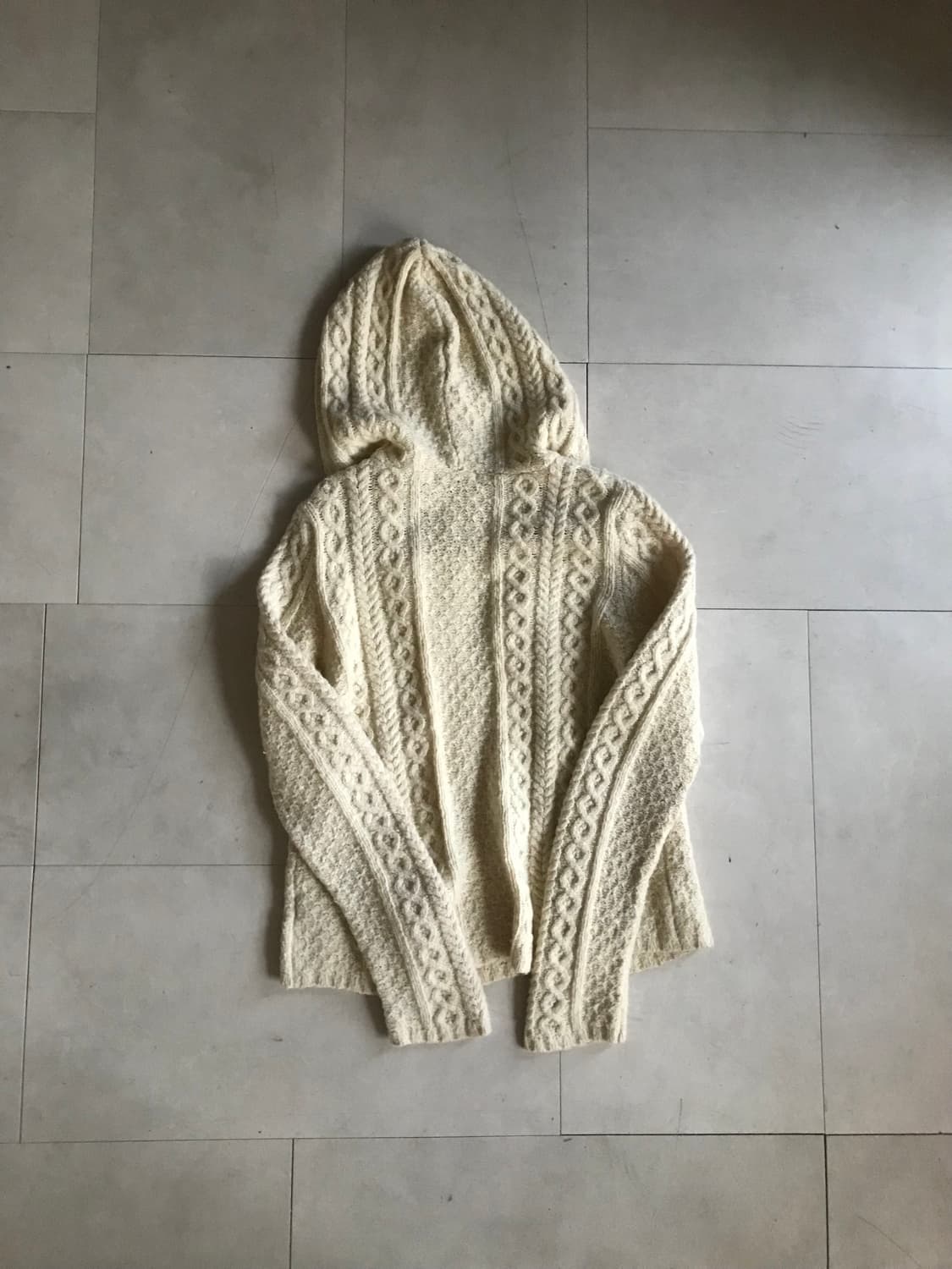 폴로 루즈핏 니트 후디 상품이미지7