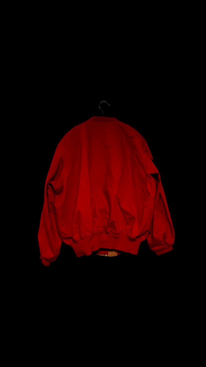 핑크하우스 00s 레드 봄버 자켓 상품이미지2