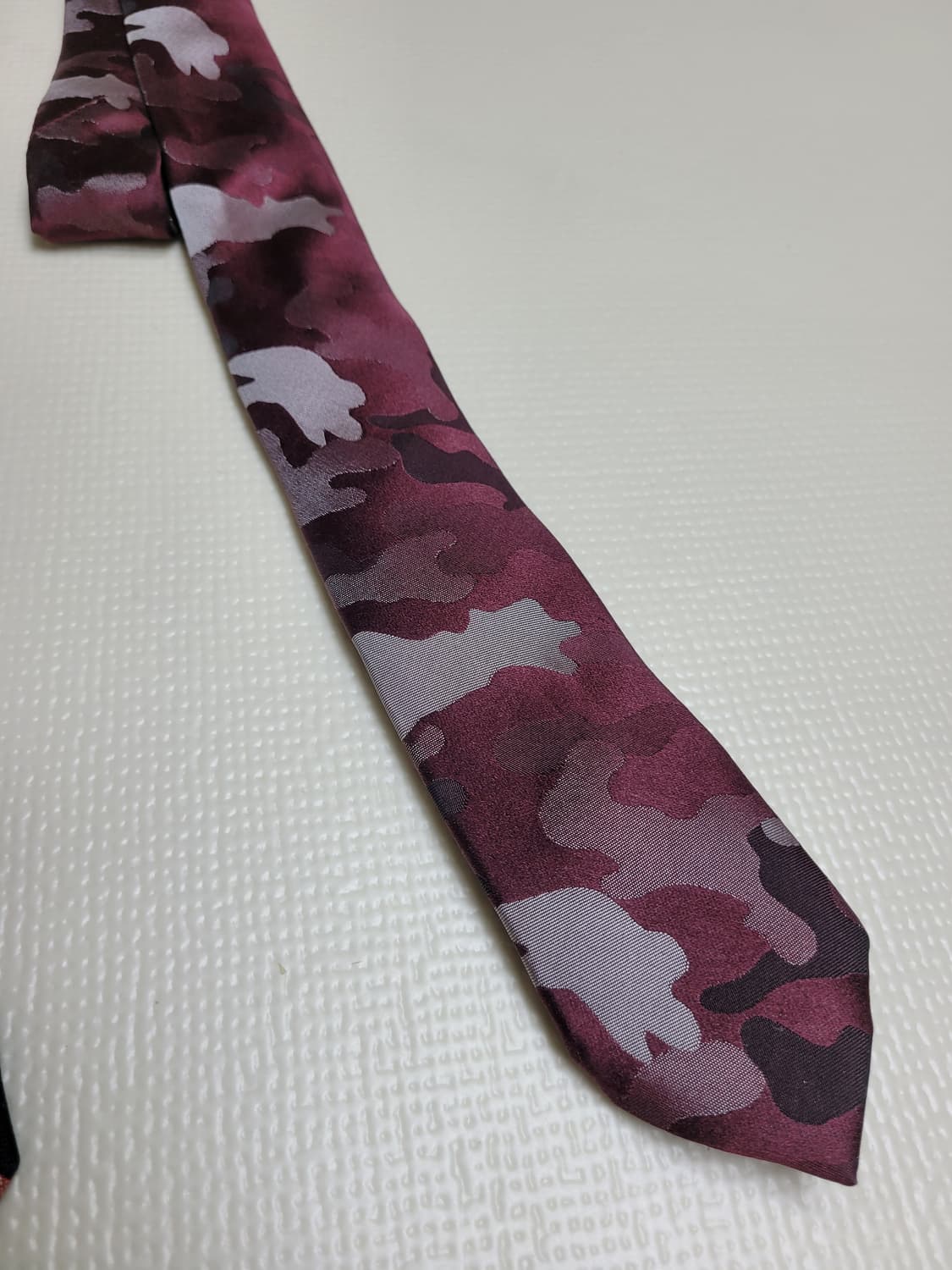 넥타이 3종 (까모, 체크 패턴 네이비, 오렌지, 버건디) 상품이미지8